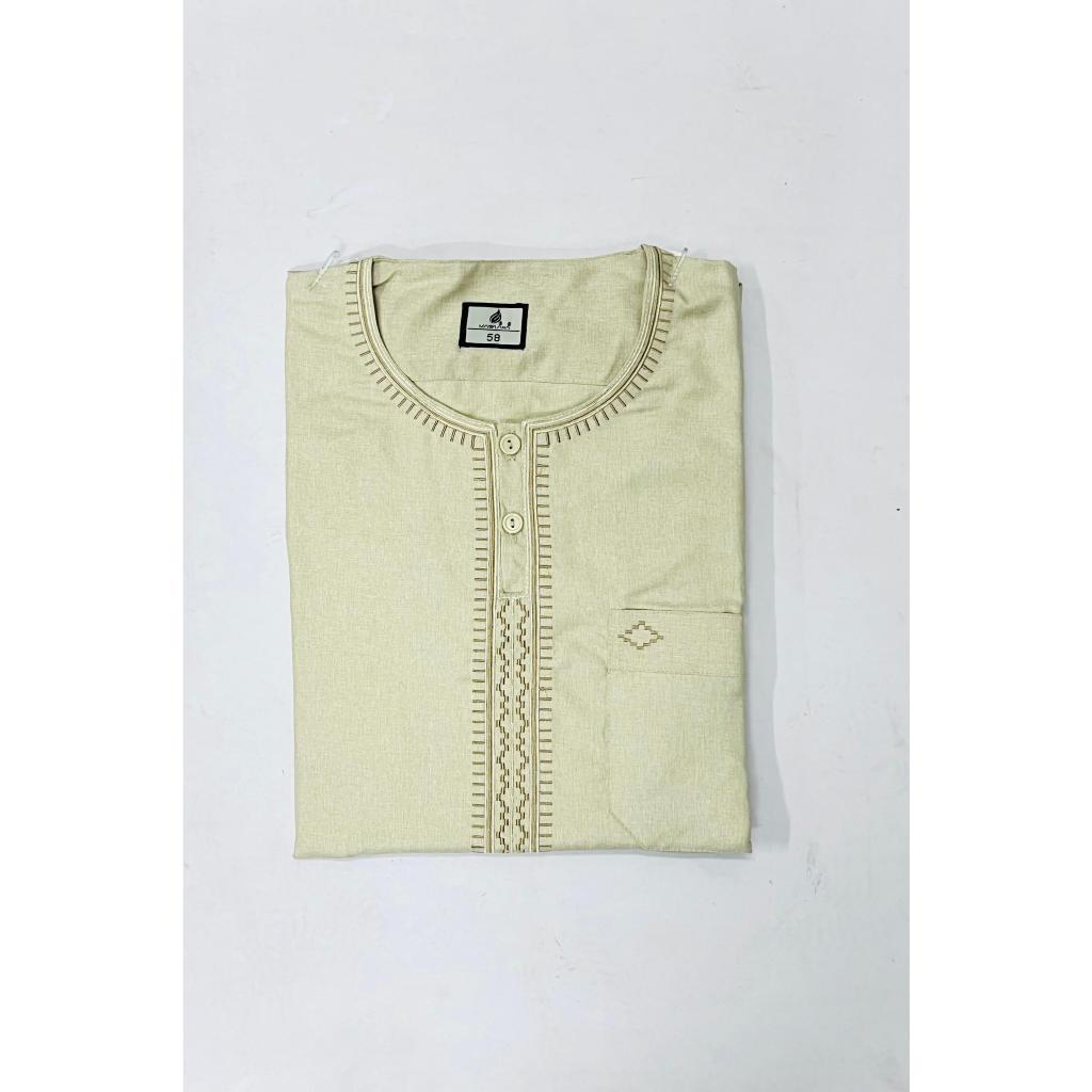 Jubah Morocco Dewasa Lelaki Short Sleeves | Mawlana Wear
