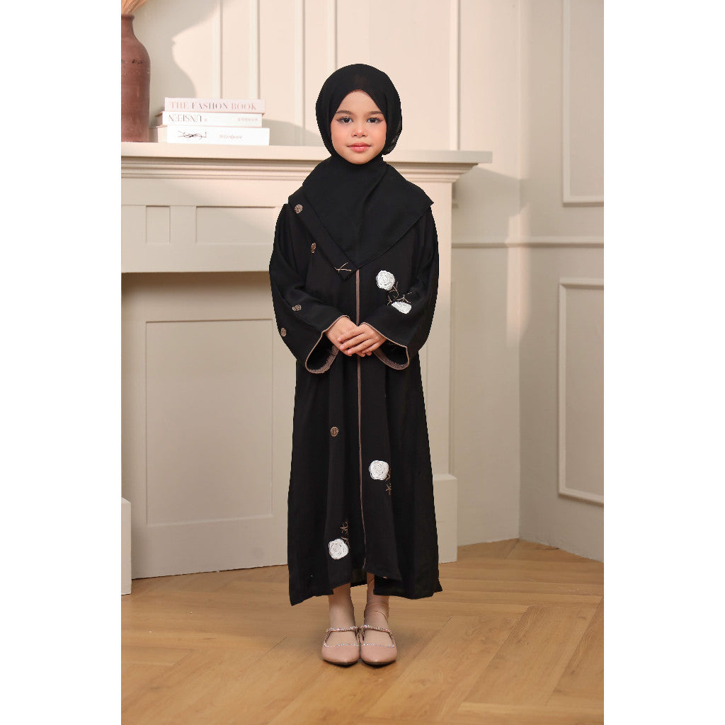 Dubai Abaya Nada Flower Kids