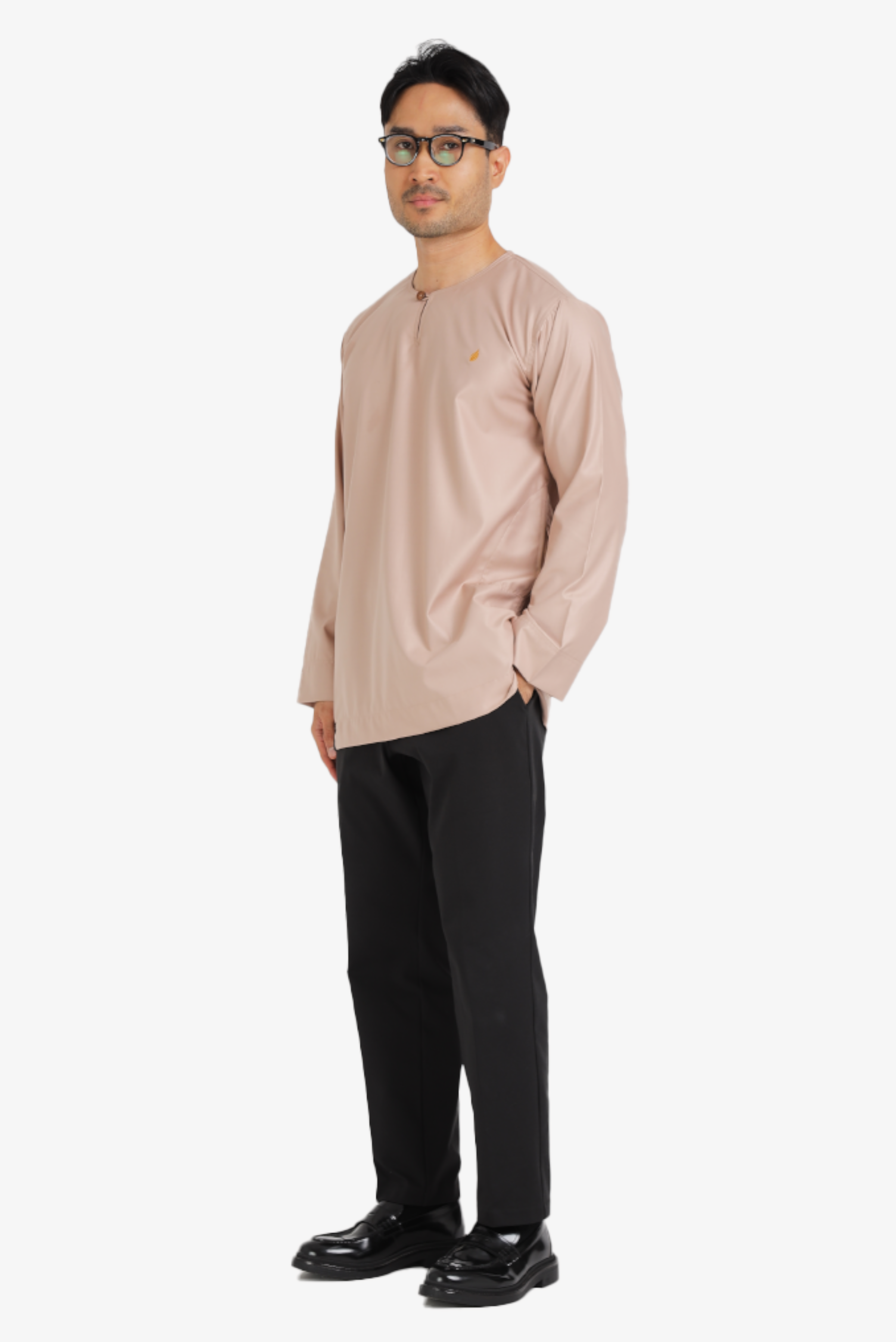 KURTA MAWLANA JOHOR IN NUDE LATTE