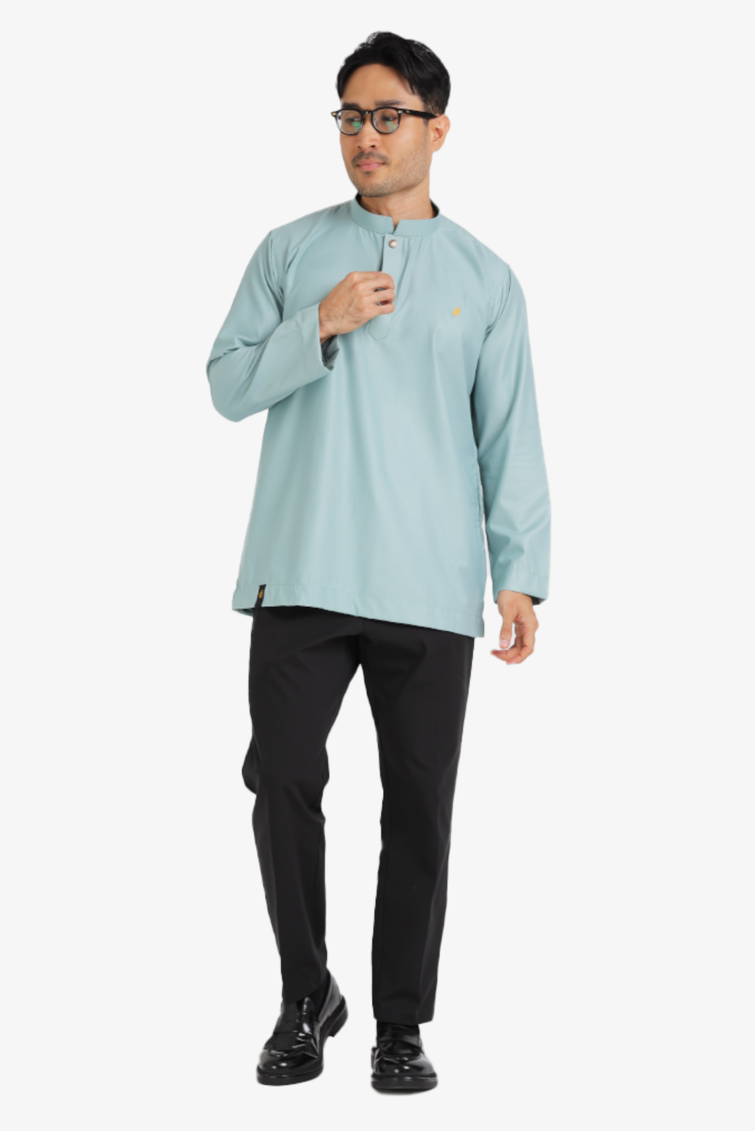 KURTA MAWLANA KAHFI IN EARTH GREEN