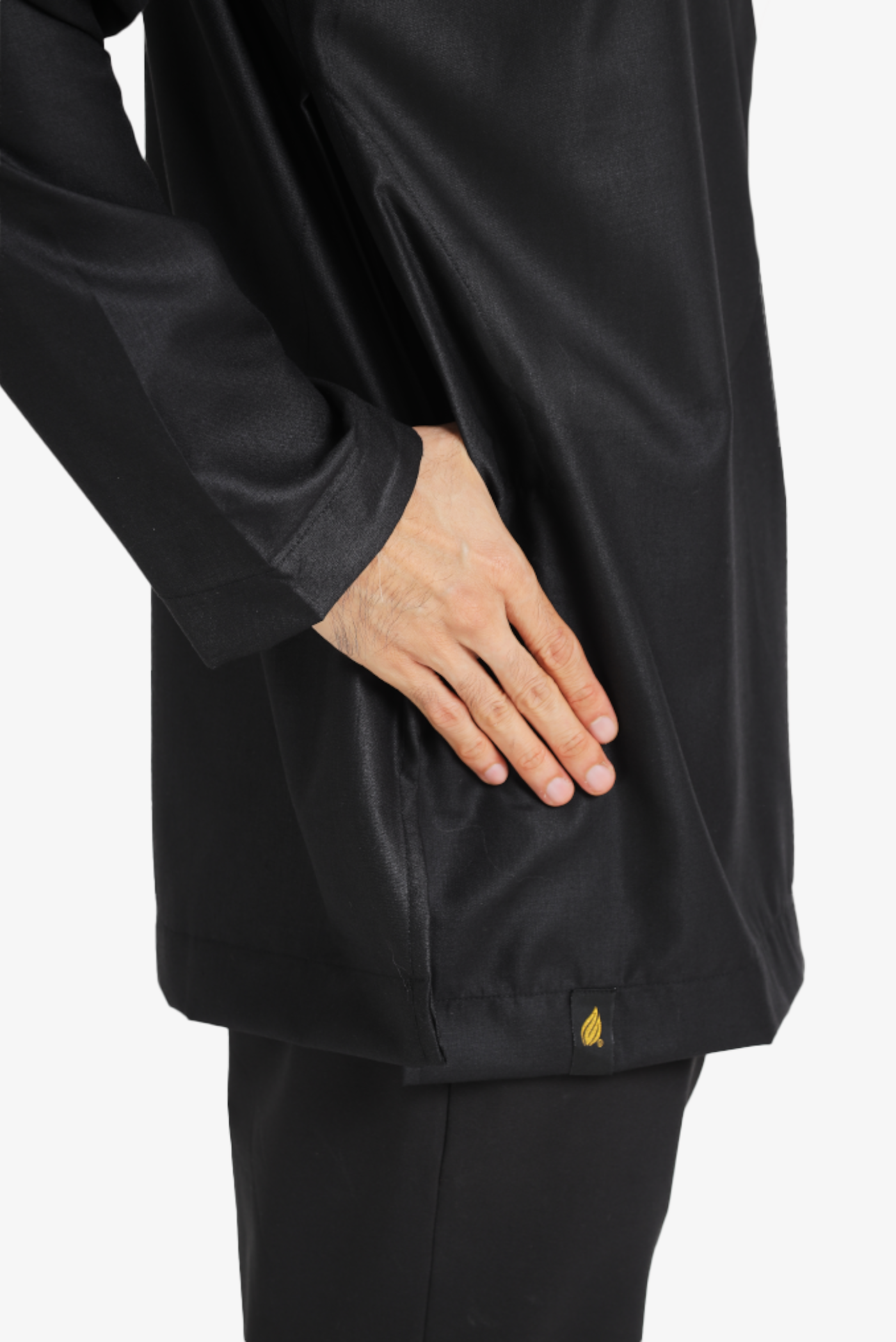 KURTA MAWLANA ALI IN BLACK