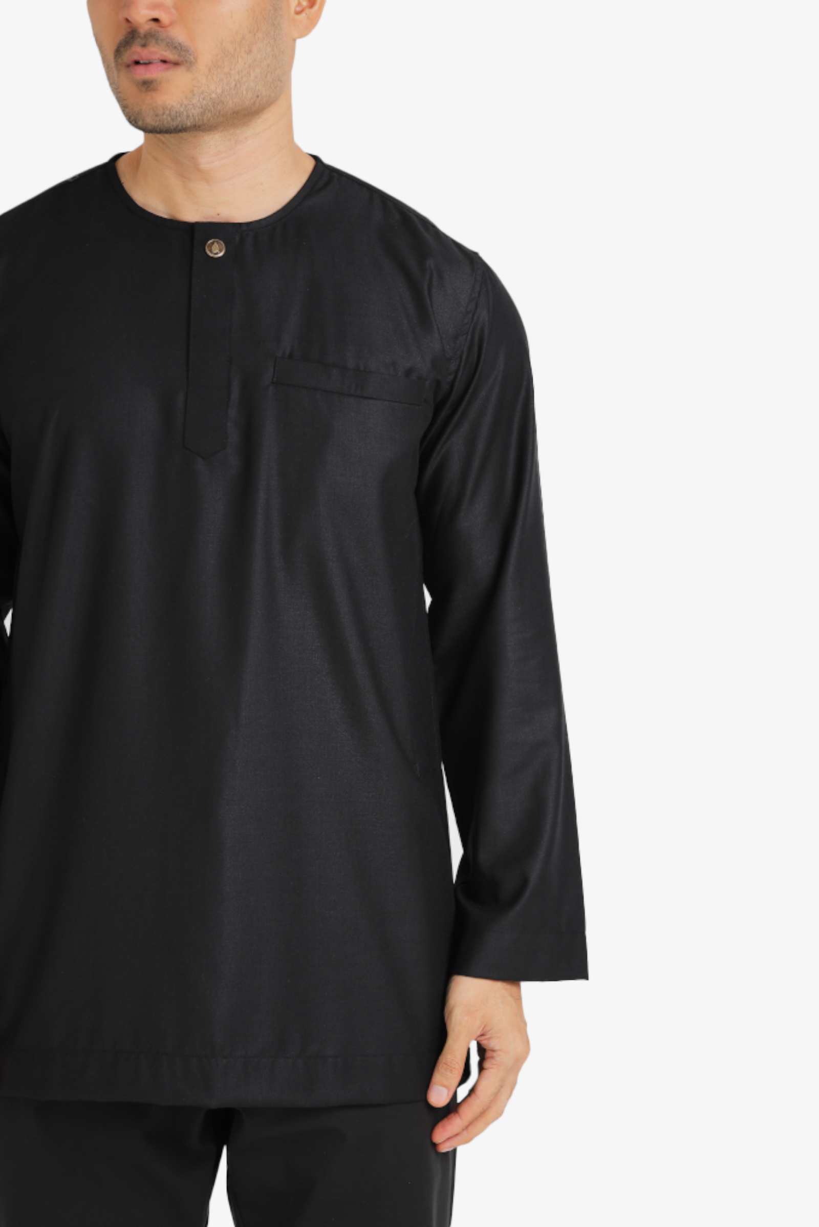 KURTA MAWLANA ALI IN BLACK