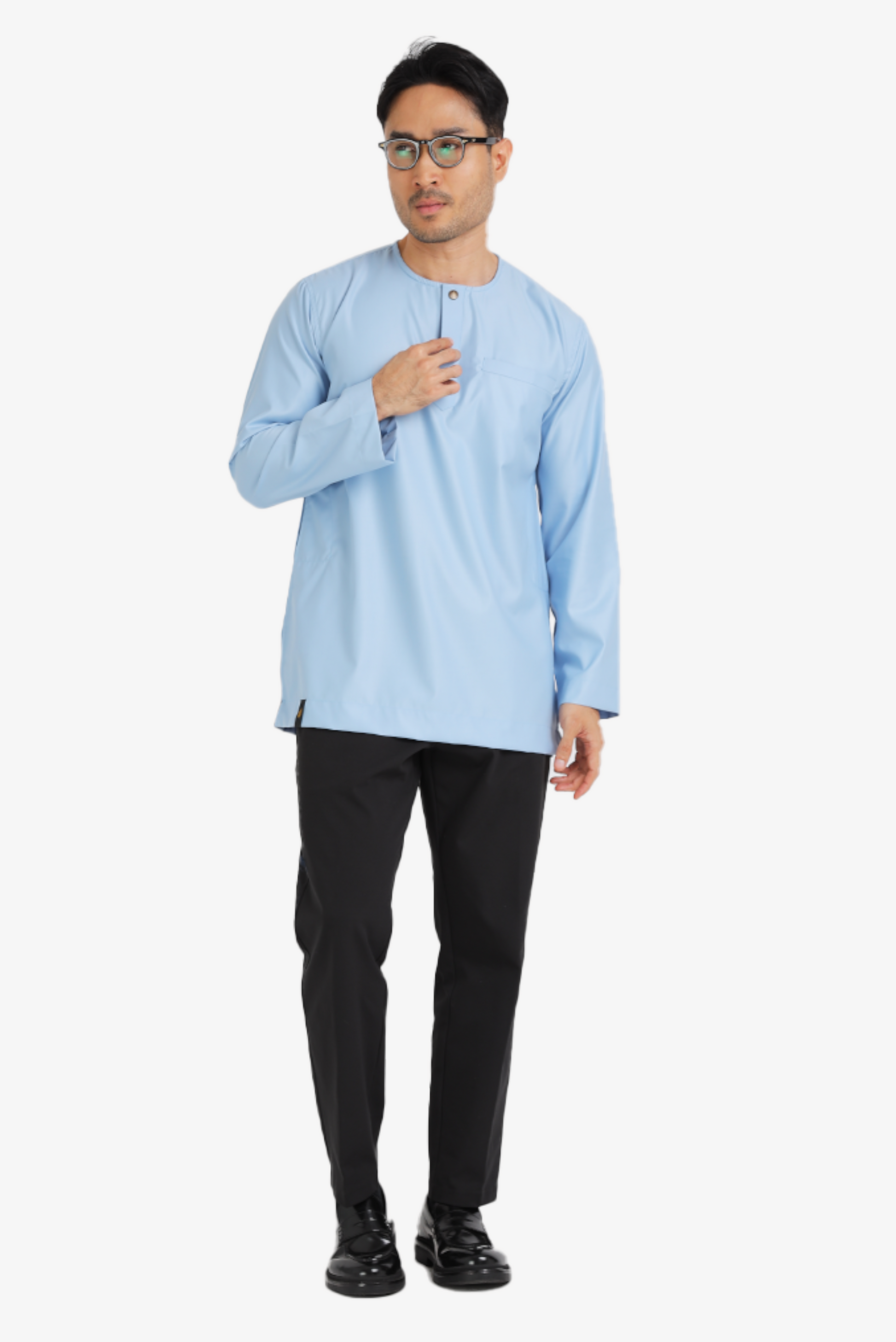 KURTA MAWLANA ALI IN ASH BLUE
