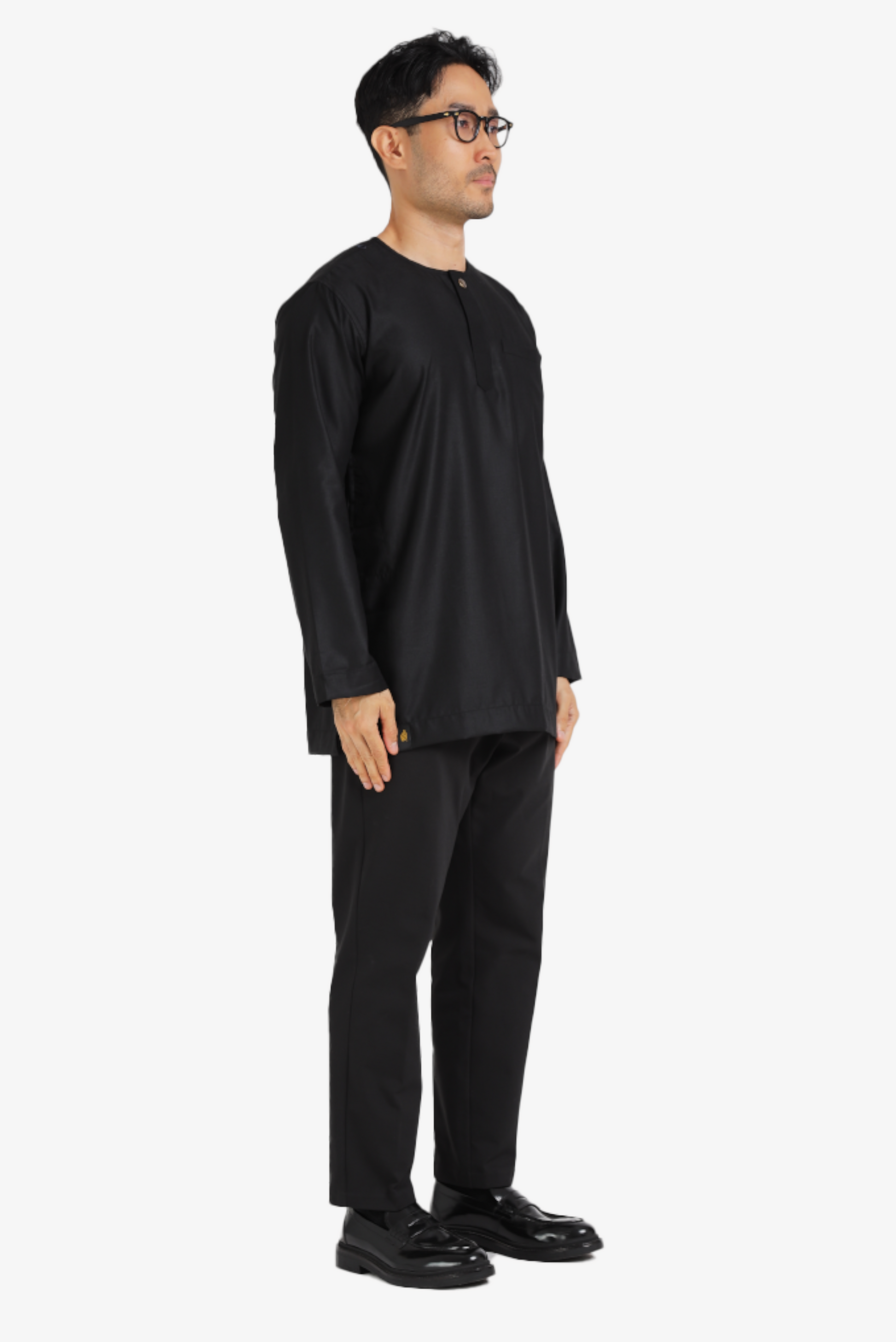KURTA MAWLANA ALI IN BLACK