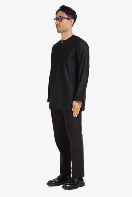 KURTA MAWLANA ALI IN BLACK
