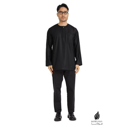 KURTA MAWLANA ALI IN BLACK