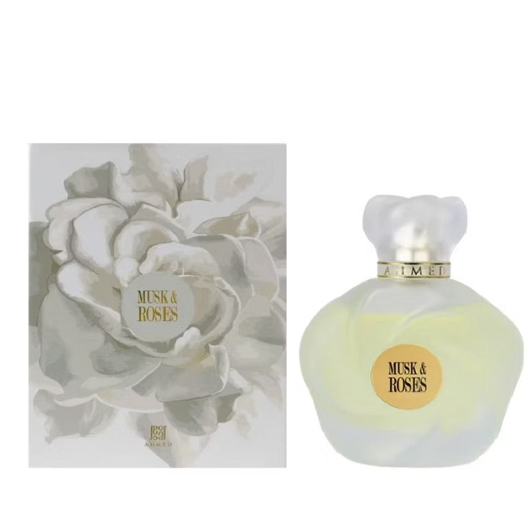 Perfume Musk & Roses 75ML Original by Ahmed Almaghribi