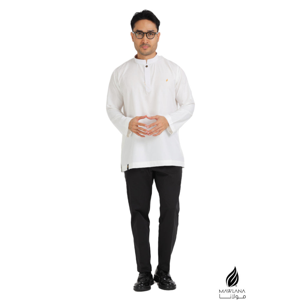Kurta Lelaki Moden MAWLANA K-005 Kahfi Lengan Panjang 1