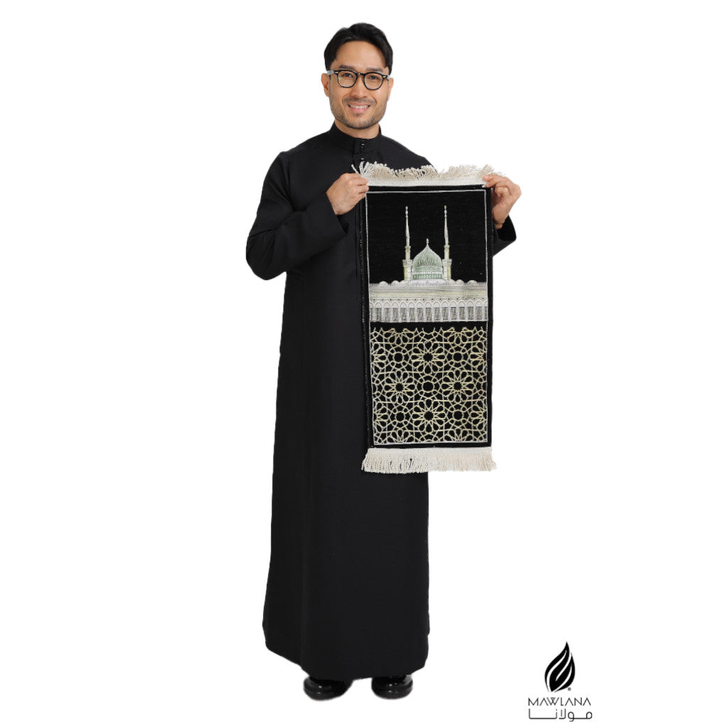 Sejadah Kiswah (Kelambu Kaabah) Mesir Kecil / Mini / Muka/Door Gift/ Hantaran/ Hadiah