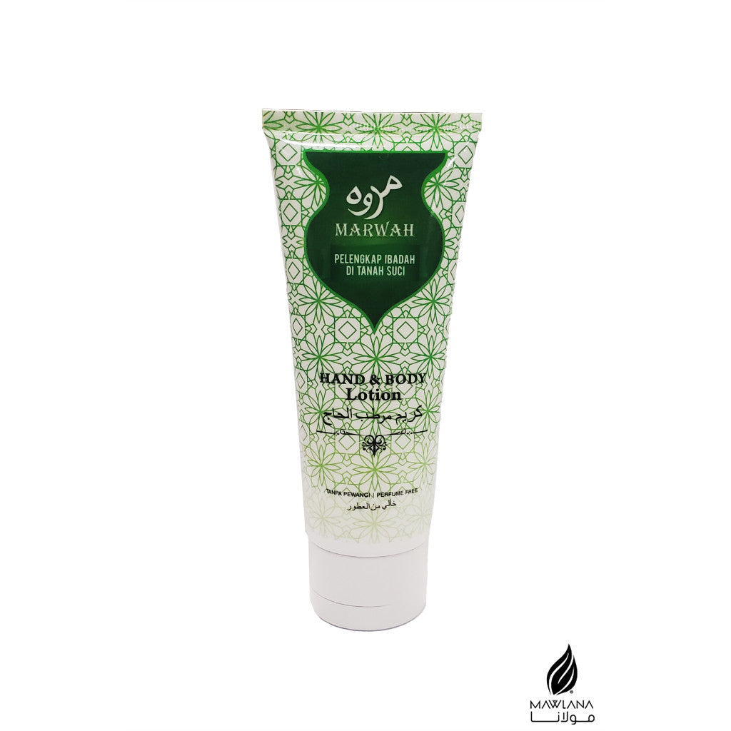 Set Kosmetik Umrah Haji Marwah Lip Balm,Body Wash,Hand and Body Lotion, Heel Balm Tanpa pewangi