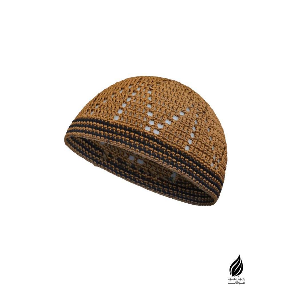 Kopiah kait tebal ariffin/belang free size dewasa