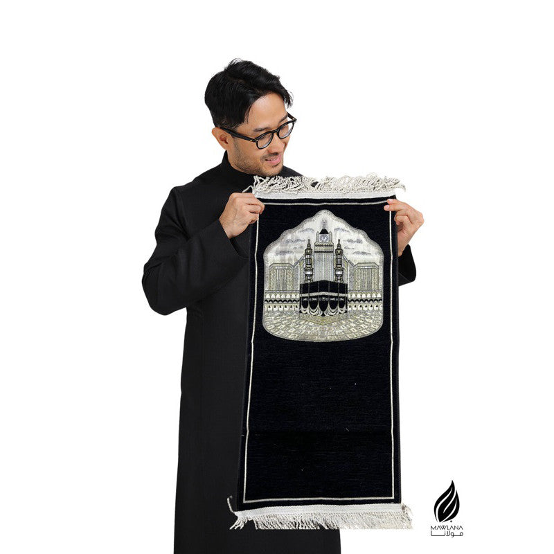 Sejadah Kiswah (Kelambu Kaabah) Mesir Kecil / Mini / Muka/Door Gift/ Hantaran/ Hadiah