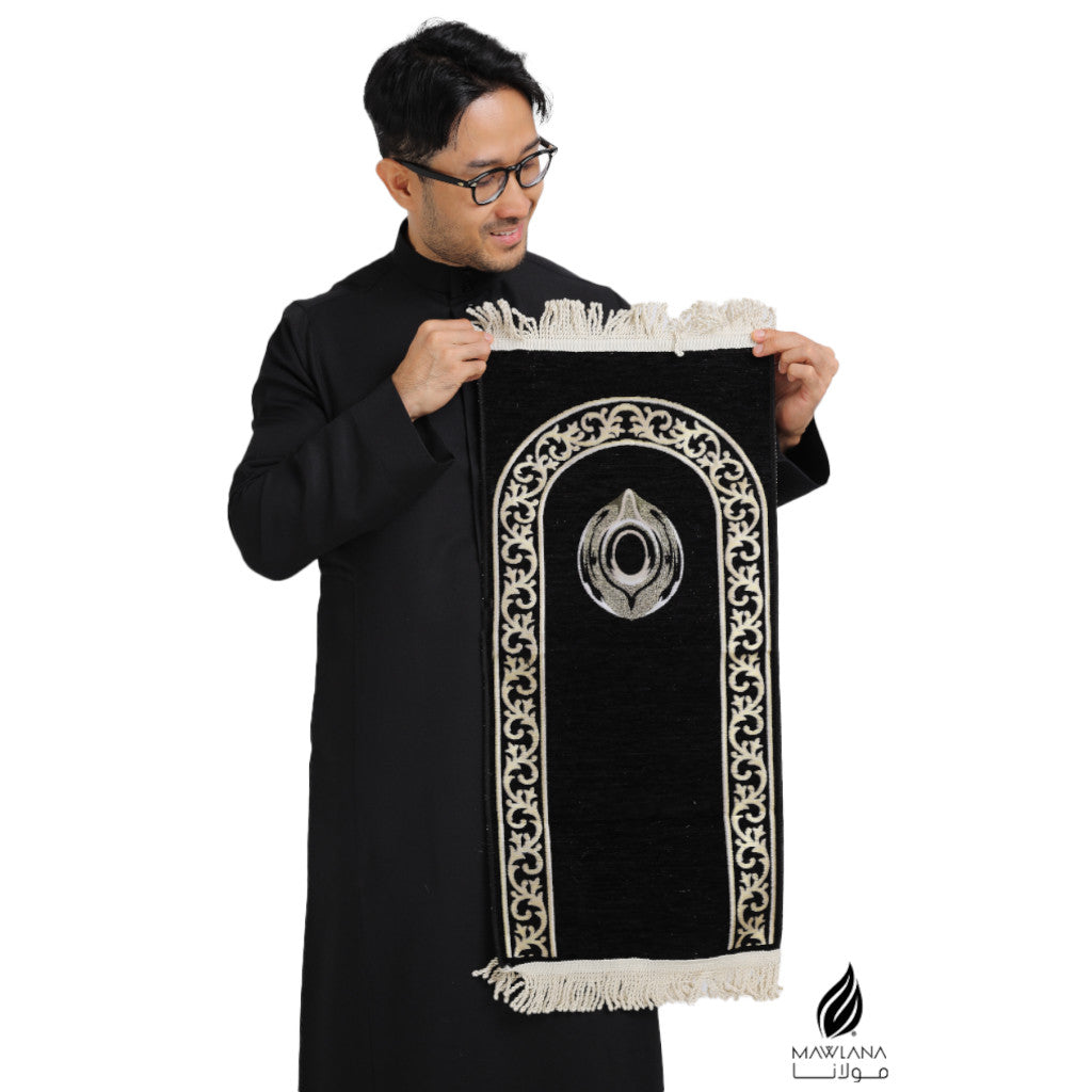 Sejadah Kiswah (Kelambu Kaabah) Mesir Kecil / Mini / Muka/Door Gift/ Hantaran/ Hadiah
