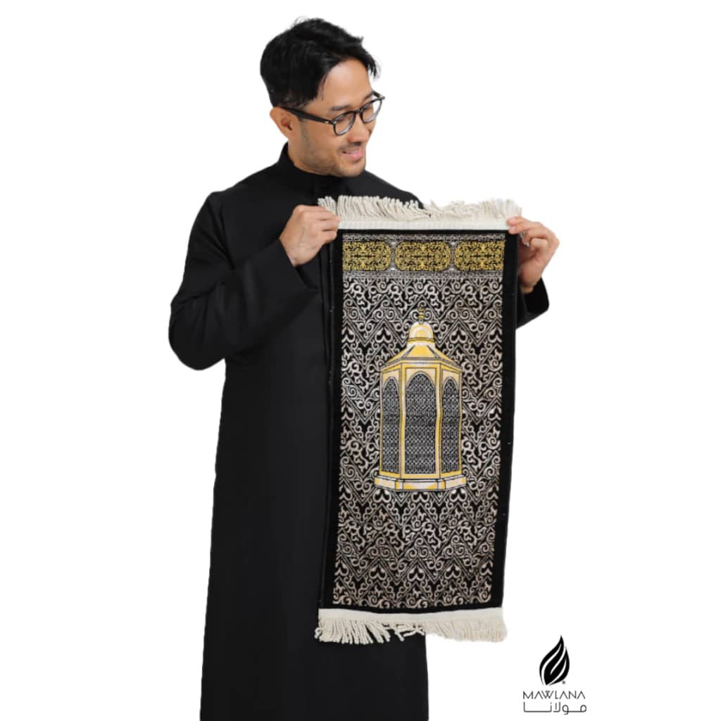 Sejadah Kiswah (Kelambu Kaabah) Mesir Kecil / Mini / Muka/Door Gift/ Hantaran/ Hadiah