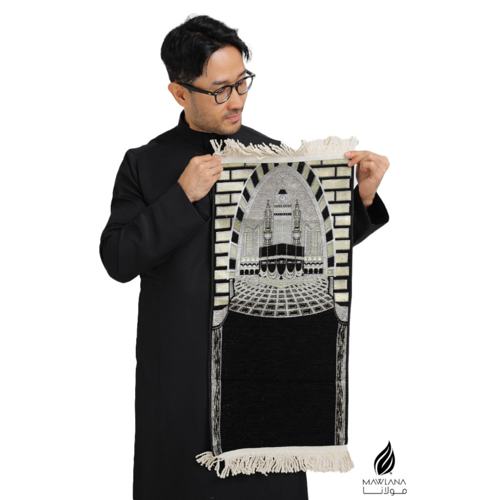Sejadah Kiswah (Kelambu Kaabah) Mesir Kecil / Mini / Muka/Door Gift/ Hantaran/ Hadiah