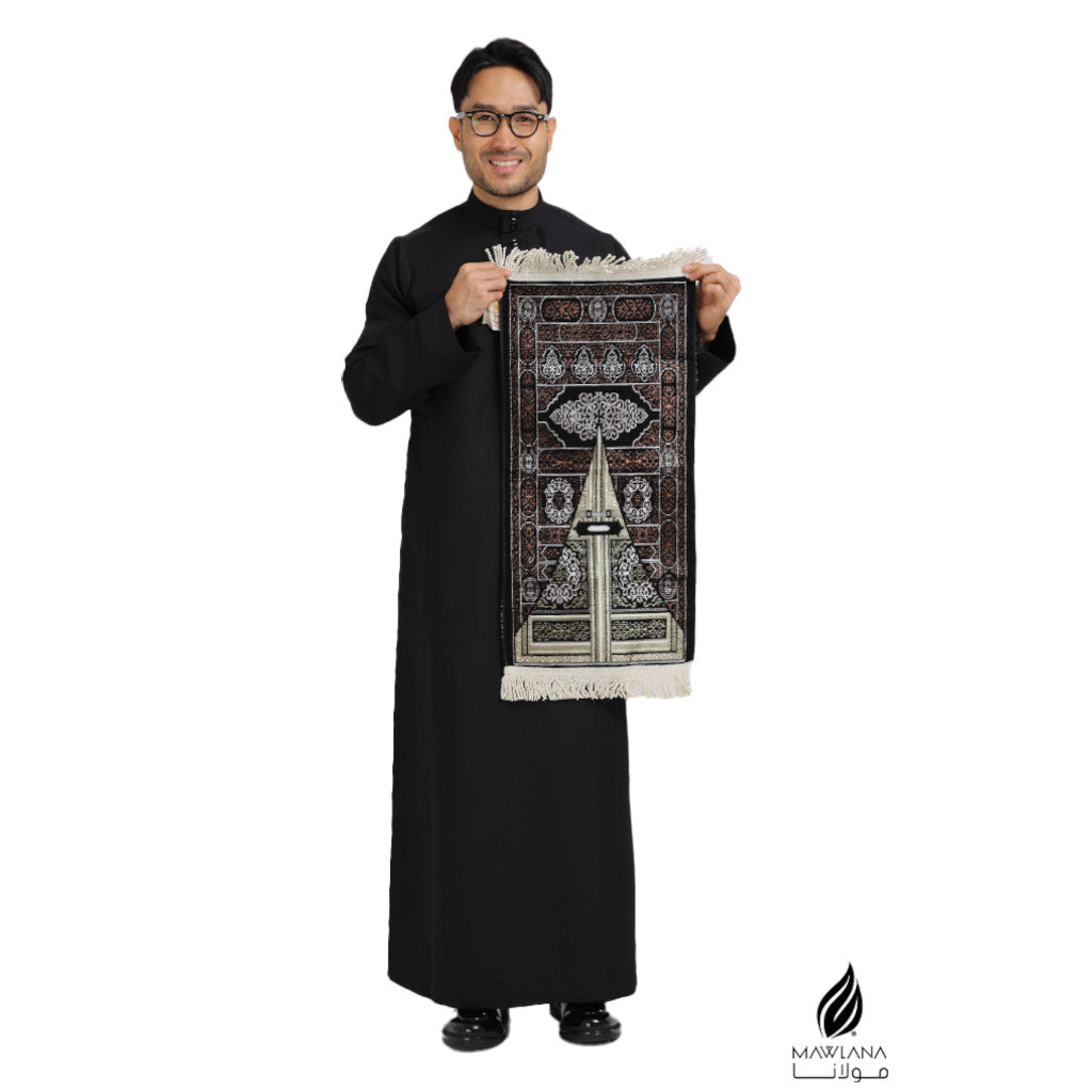 Sejadah Kiswah (Kelambu Kaabah) Mesir Kecil / Mini / Muka/Door Gift/ Hantaran/ Hadiah