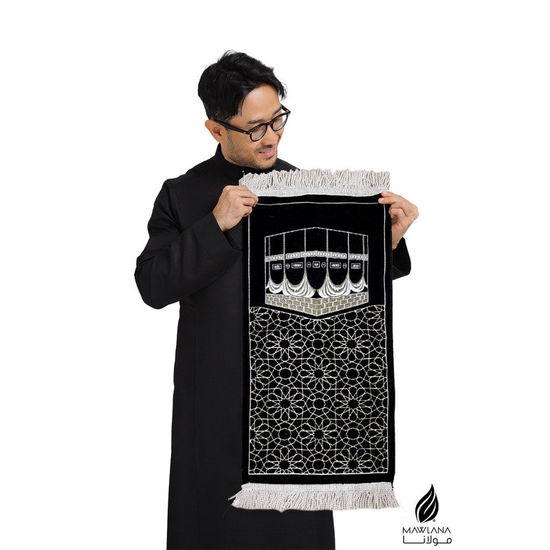 Sejadah Kiswah (Kelambu Kaabah) Mesir Kecil / Mini / Muka/Door Gift/ Hantaran/ Hadiah