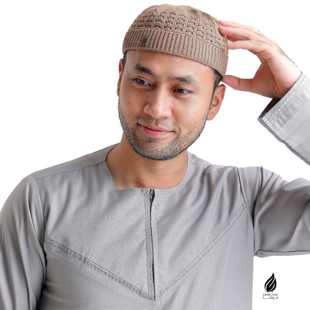 Kopiah Lipat Mawlana Kopiah Kait Design Beanie Hat