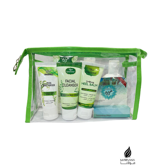 Set Skincare Marwah Kelengkapan Mandi Lelaki Perempuan Umrah Haji Tanpa Alkohol dan Tanpa Bahan Kimia