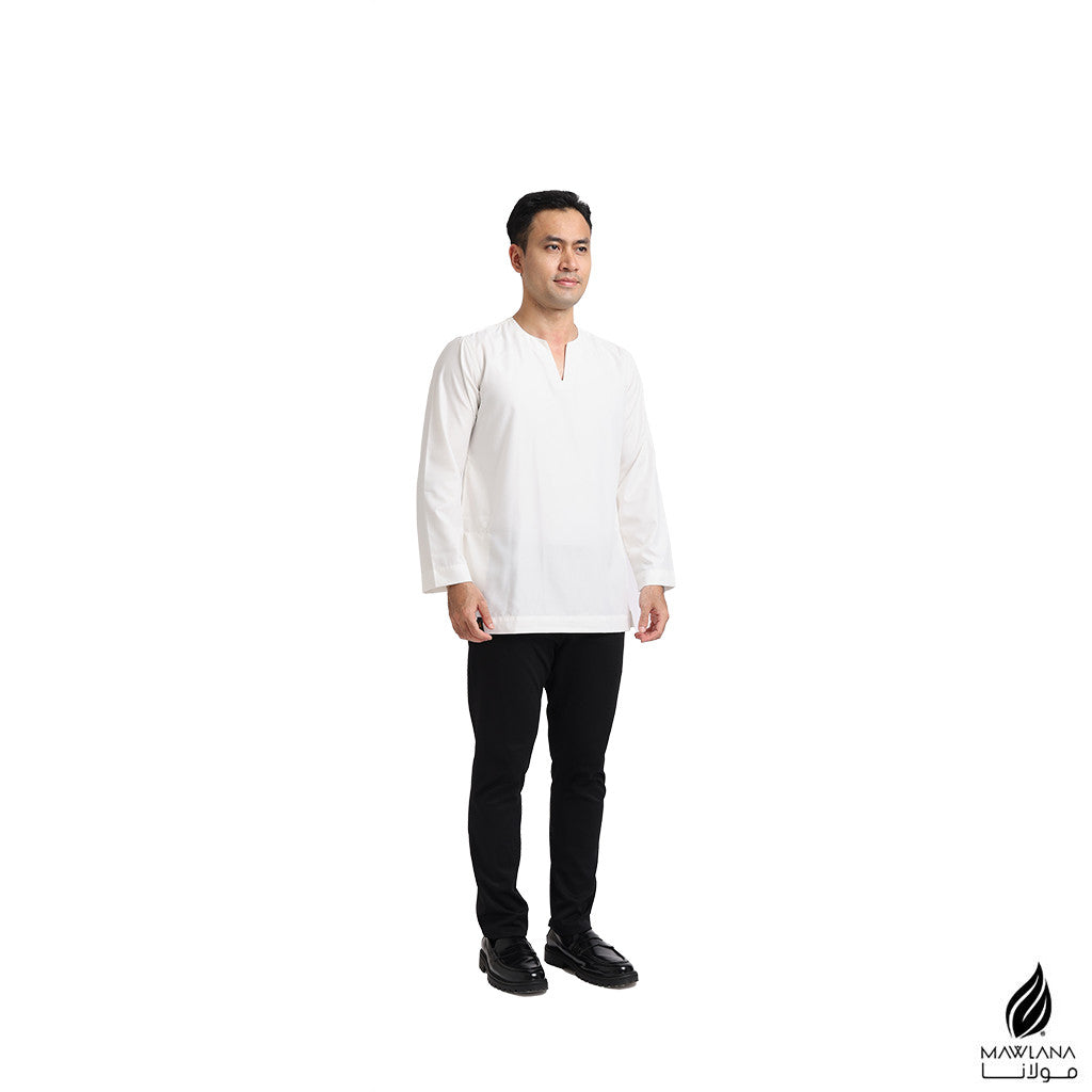 Kurta Dewasa Mawlana V Neck Simple