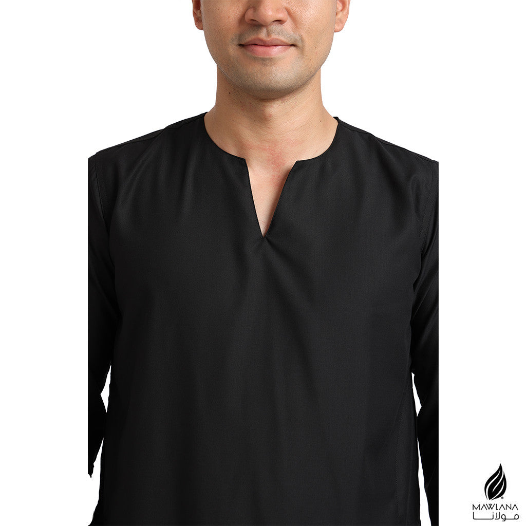 Kurta Dewasa Mawlana V Neck Simple