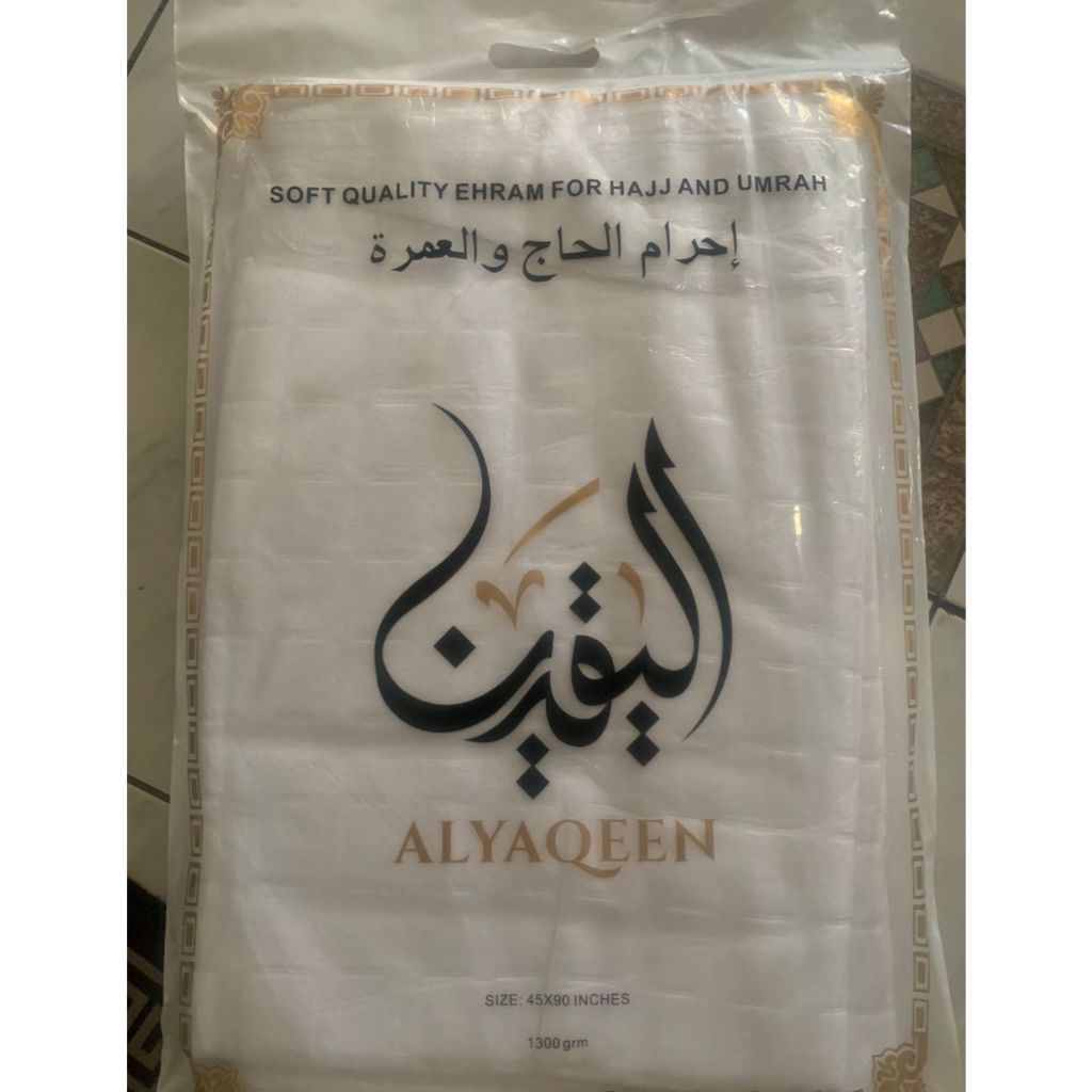 Kain Ihram AL-YAQEEN Dewasa Soft Quality For Umrah Haji