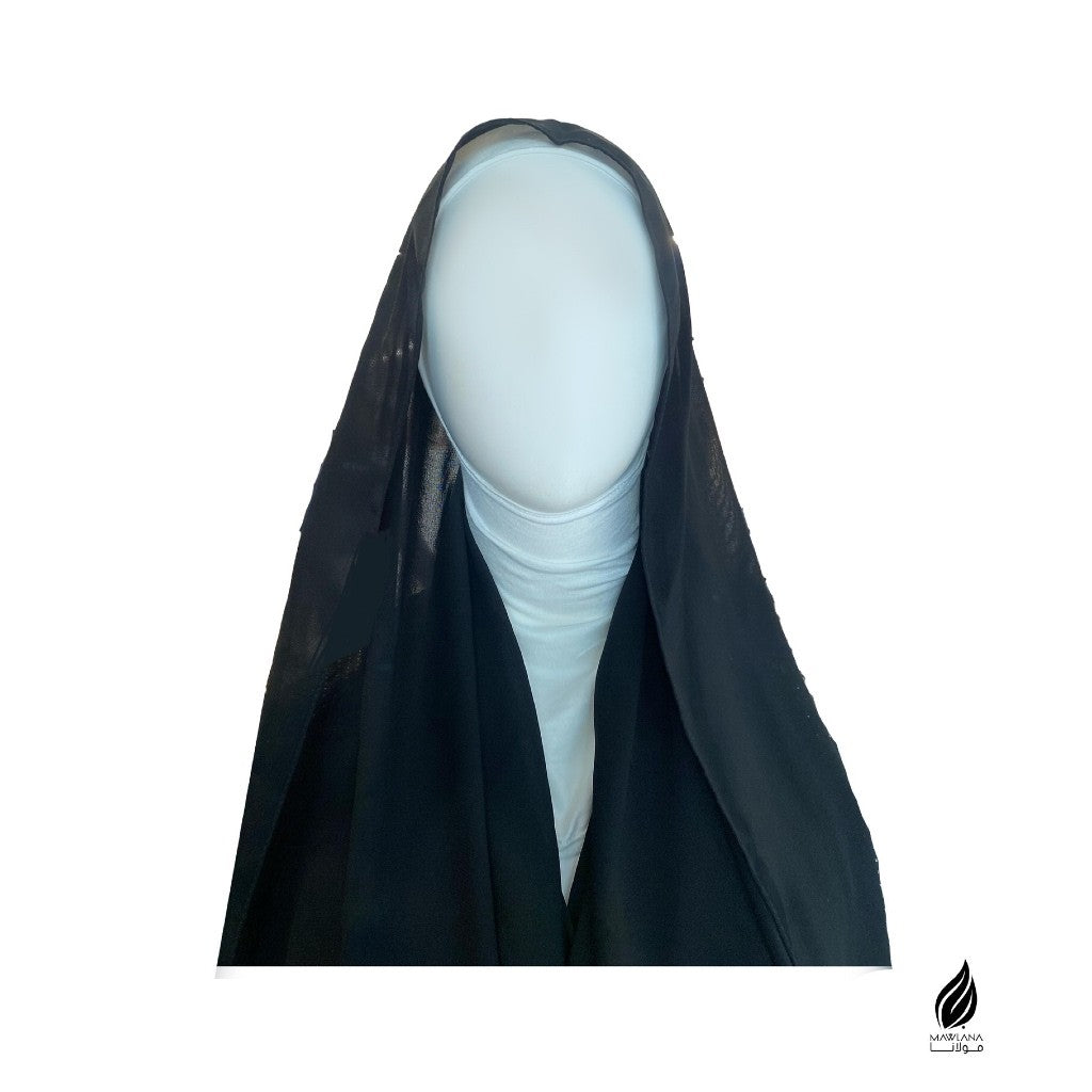 Inner Neck/ Inner Tudung/ Snowcap/ Anak Tudung Bertali Cotton Stretchable