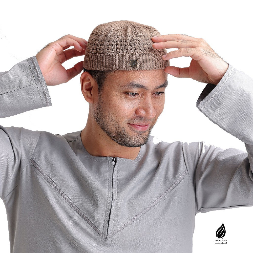 Kopiah Lipat Mawlana Kopiah Kait Design Beanie Hat