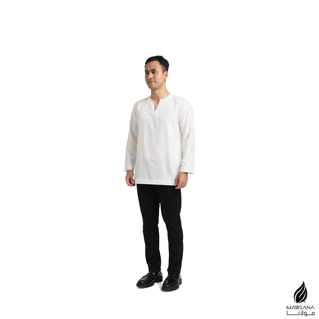 Kurta Dewasa Mawlana V Neck Simple