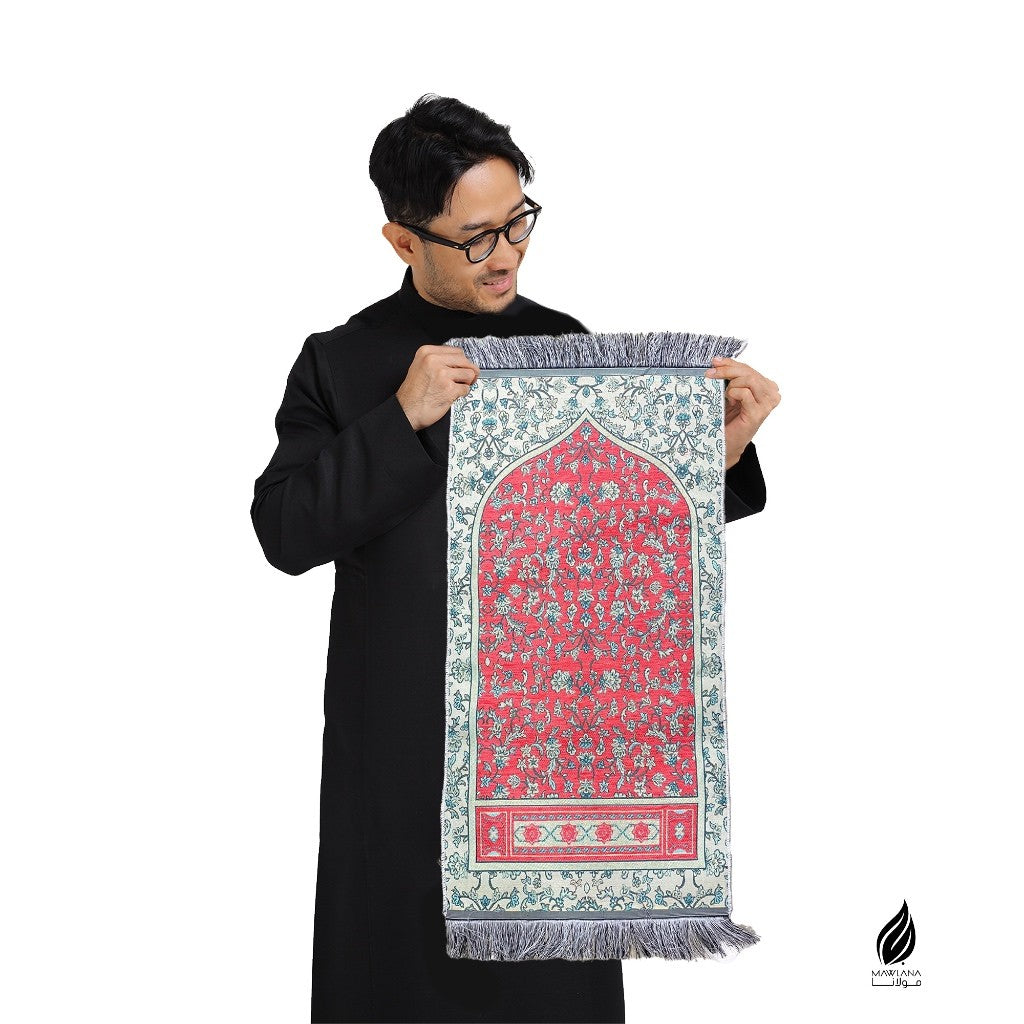 Sejadah Muka Colourful Kubah Travel Size/ Sejadah Mini/ Hantaran dan Hadiah