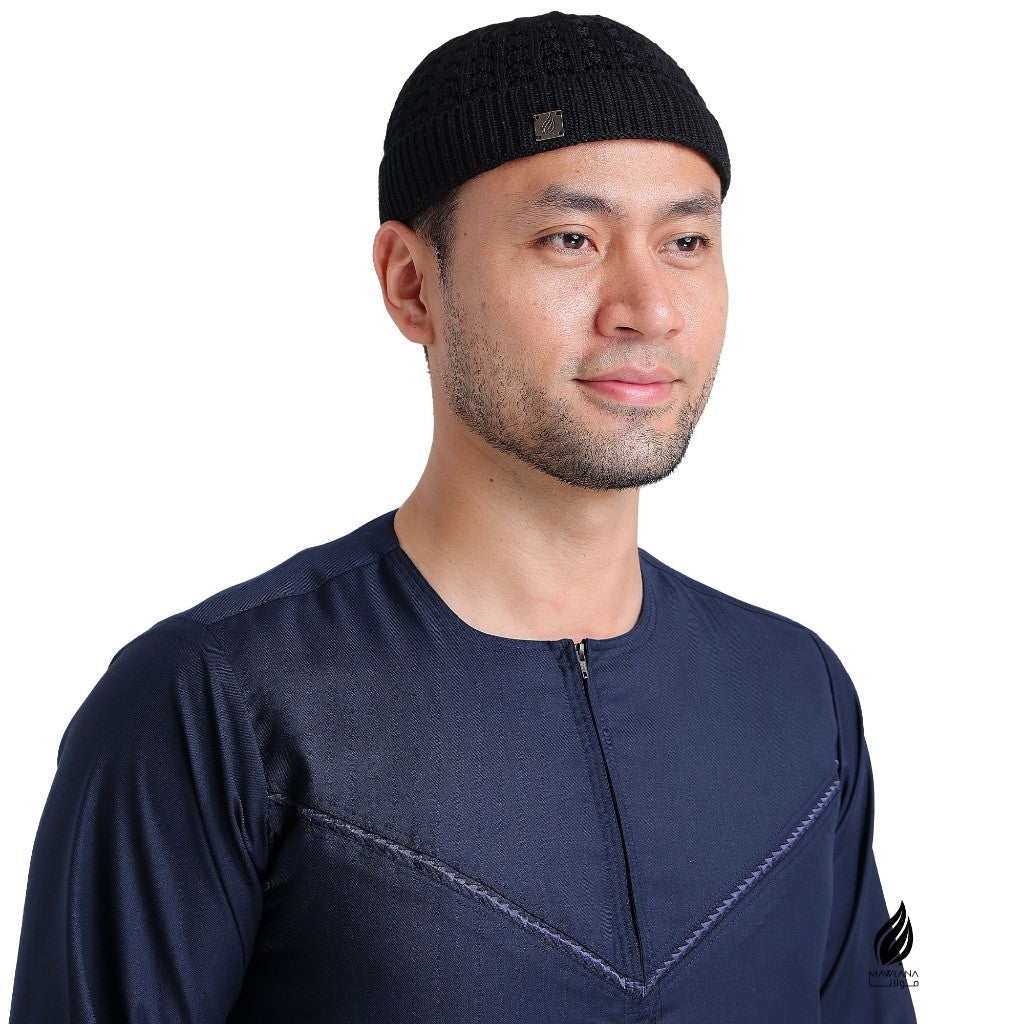 Kopiah Lipat Mawlana Kopiah Kait Design Beanie Hat
