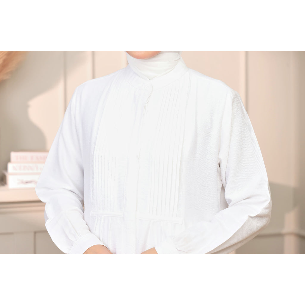 Premium Cotton Abaya With Button On Chest | Muslimah Wear