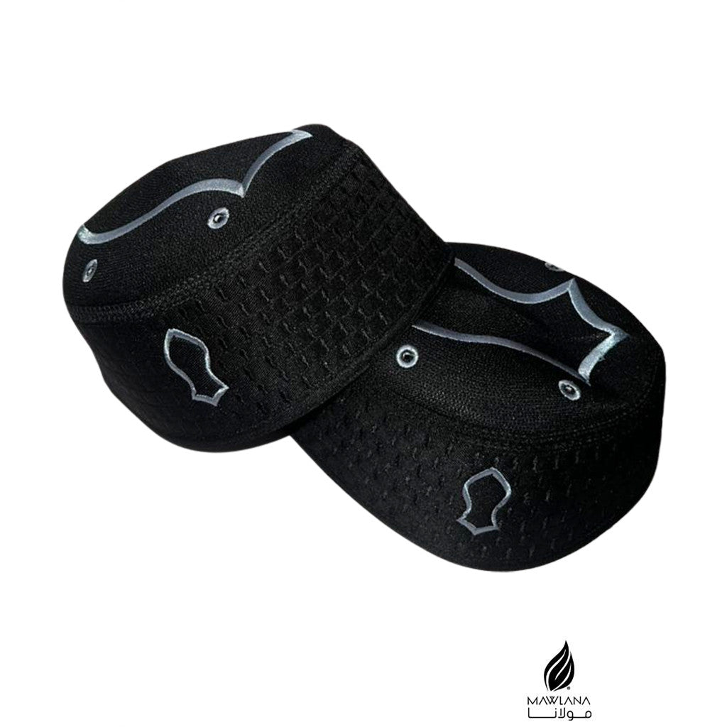 Kopiah Premium Logo Capal | Kopiah Sulam Eksklusif Lelaki | Kopiah Tahfiz