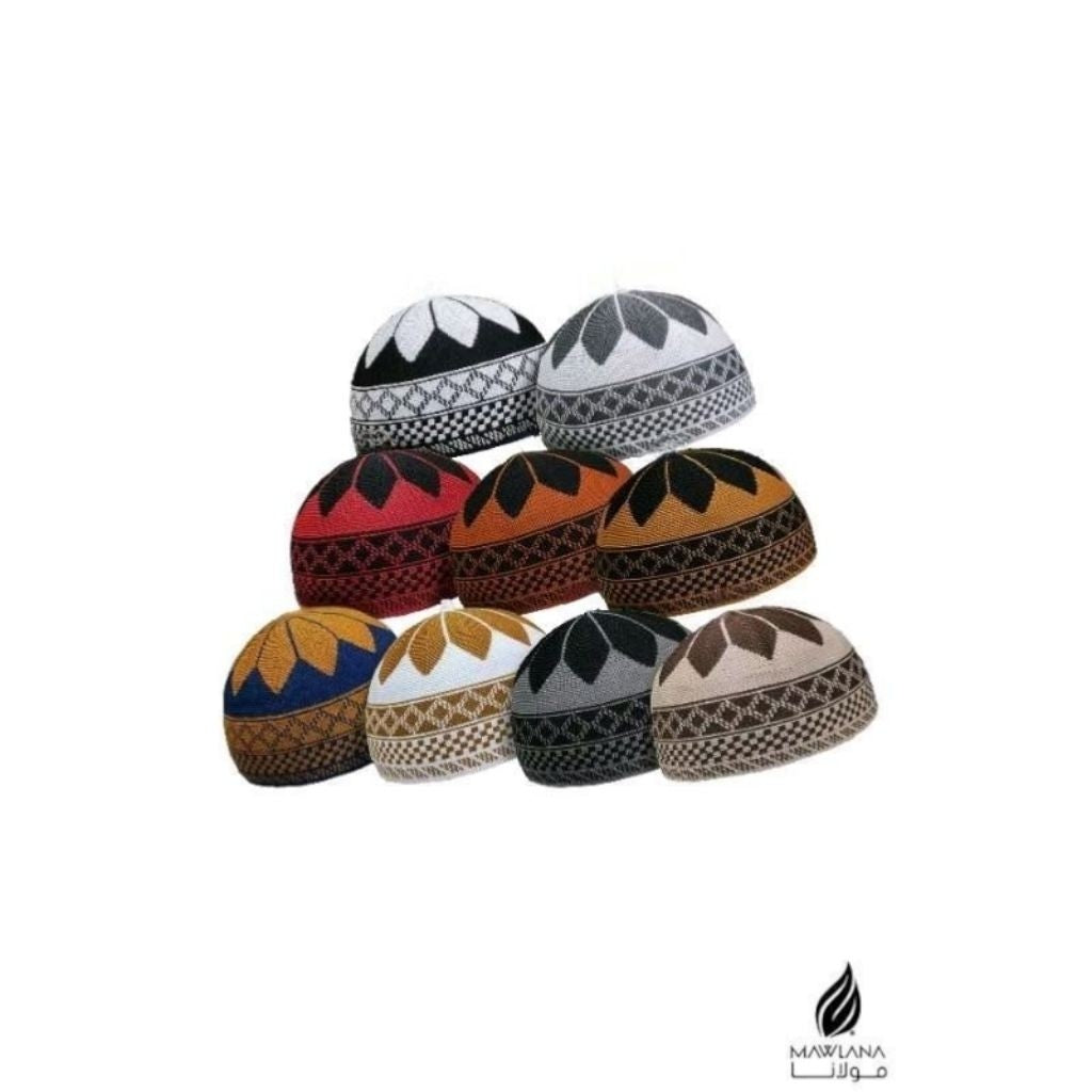 Kopiah Kait Motif Freesize Dewasa