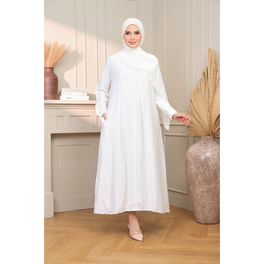 Premium Cotton Abaya With Button On Chest | Muslimah Wear