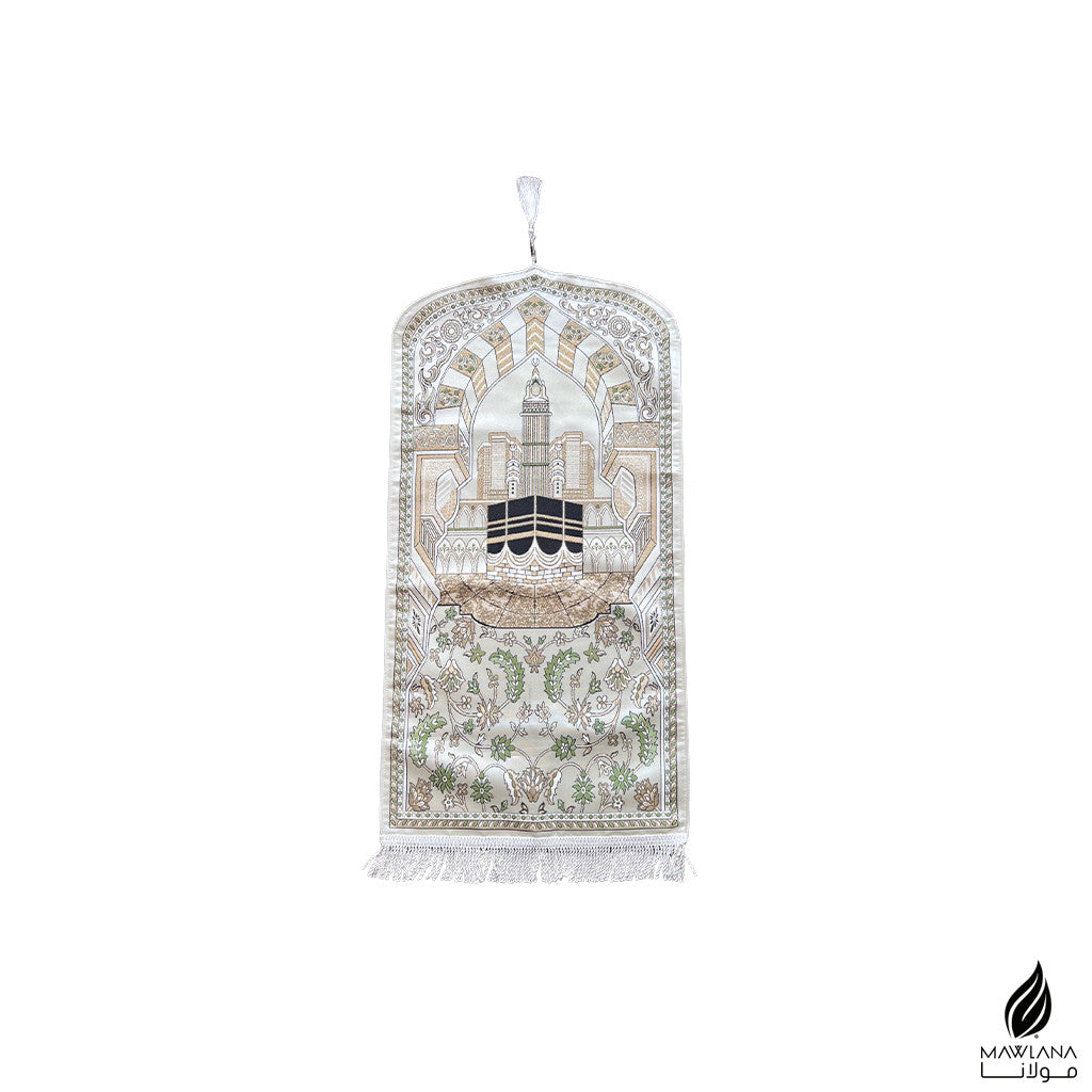 Sejada Midi Satin Flower Medium Size/ Sejadah Travel/Sejadah Mini Hantran Doorgift