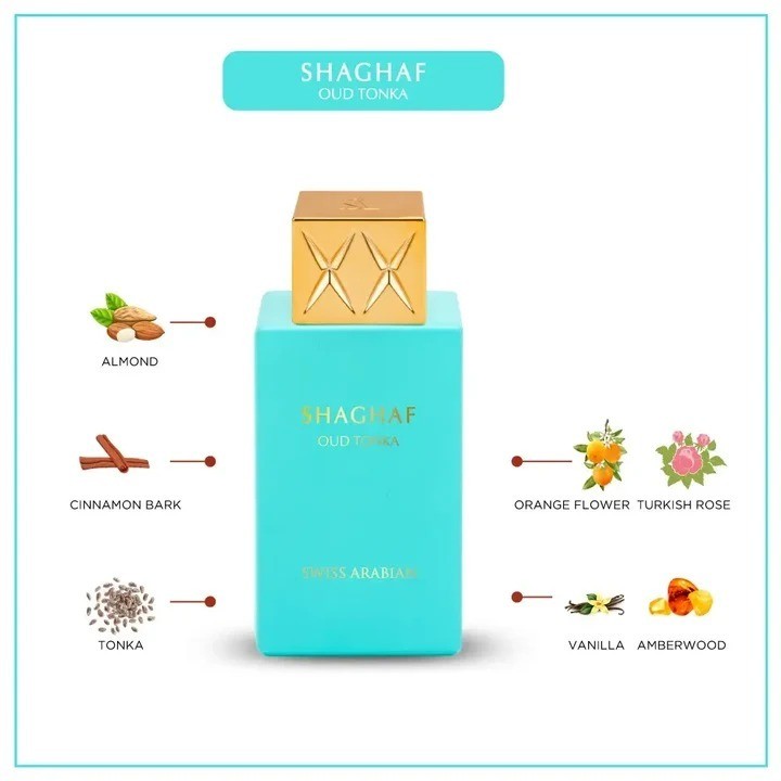 Perfume SA Shaghaf Oud Tonka 75ML