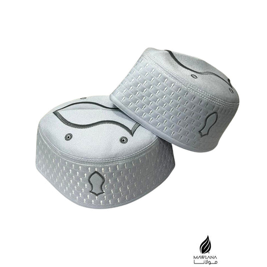 Kopiah Premium Logo Capal | Kopiah Sulam Eksklusif Lelaki | Kopiah Tahfiz