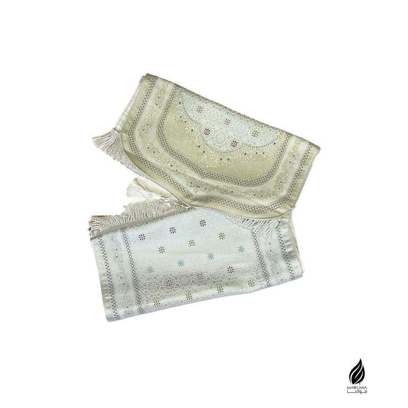 Sejada Midi Satin Flower Medium Size/ Sejadah Travel/Sejadah Mini Hantran Doorgift